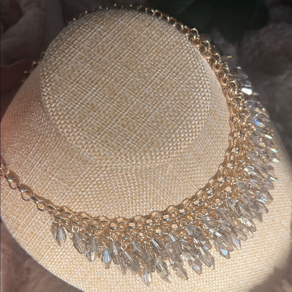 Elegant Gold and Silver Necklace